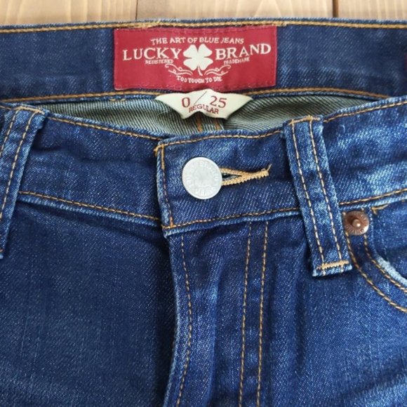 Lucky Brand Jeans Sienna Tomboy Straight Leg Distressed Jeans - Picture 7 of 12